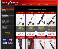 E-shop Golfový vozík